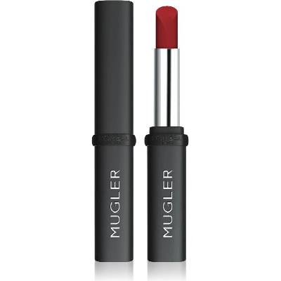 L'Oréal Paris x Mugler polomatná rtěnka s hydratačním účinkem Red 1974 1,8 g