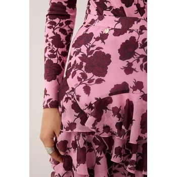 BIZUU Пола Bizuu CANDICE в розово къса разкроена CANDICE RÓŻOWY (CANDICE.ROZOWY)