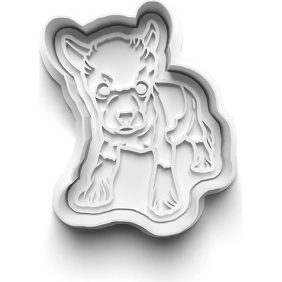 Vykrajovačka - Chinese crested 7x9 cm