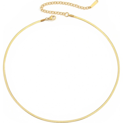 Ornamenti Pozlacený thin flat gold ORM300003