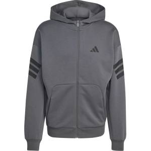 adidas Мъжко яке за тренировка adidas Future Icons 3-Stripes Full Zip Training jacket - Grey Six (003-3630-0111)