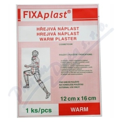 Fixaplast WARM Hřejivá náplast 12x16cm Capsicum