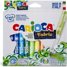 CARIOCA Fabricart farby na textil 12 ks
