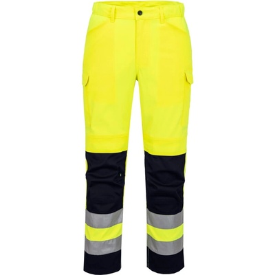 Portwest HI-VIS T143 / Мъжки Hi-VIS панталон - Жълт/Тъмносин UK 33/EU 48 (T143YNR33)