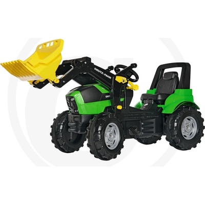 Rolly Toys Šľapací traktor Deutz Agrotron + predný nakladač + nafuk.