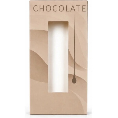 Krabička na čokoládu s okienkom Cake Star Chocolate Latte 16,5 × 8,5 × 1,7 cm