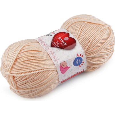 Pletací příze Baby Love a Care 100 g béžová světlá 1 ks