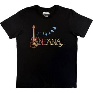 Santana Guitar & Birds Black XL Риза (SANTS08MB04)