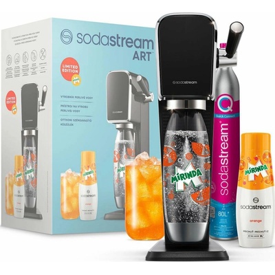 SodaStream ART Black MIRINDA Mpack