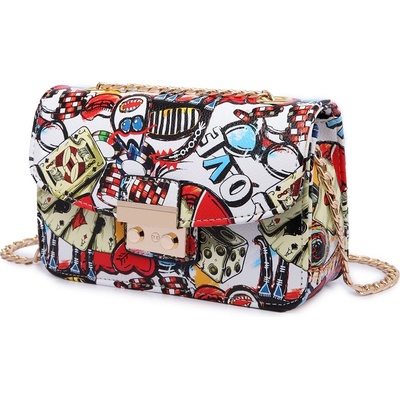 Шарена дамска чанта - Anzio