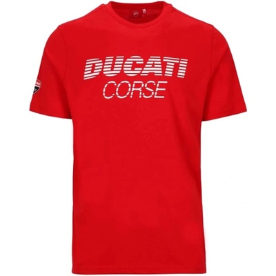 GP Racing pánské tričko s nápisem Ducati Corse červené