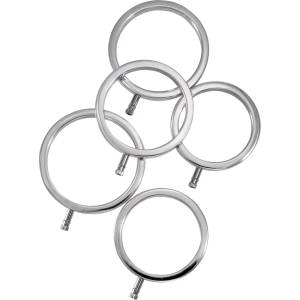 ElectraStim Solid Metal Cock Ring Set 5 Sizes