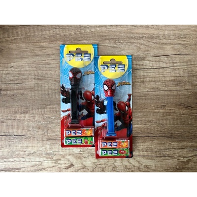 PEZ Figurka SPIDER-MAN + 2 PEZ Štangličky ovocné 17 g