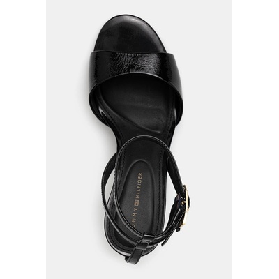 Tommy Hilfiger Кожени обувки с тънък ток Tommy Hilfiger TH ELEGANT PATENT SANDAL (FW0FW08961)