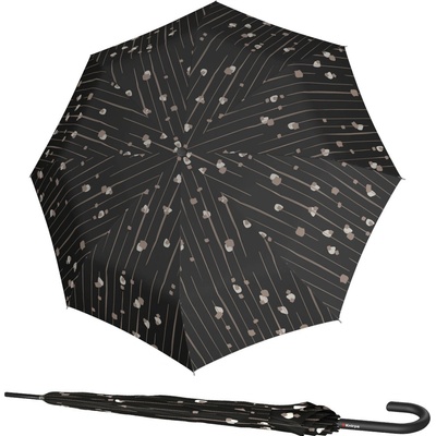 Knirps T .760 Stick Automatic pencil black elegantný hoľový vystreľovací dáždnik černý