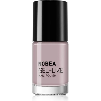 NOBEA Day-to-Day Gel-like Nail Polish лак за нокти с гел ефект цвят Beige nutmeg #N52 6ml
