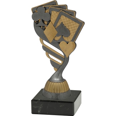 Soška KARTY M/P432 Soška bronzová výška 15 cm