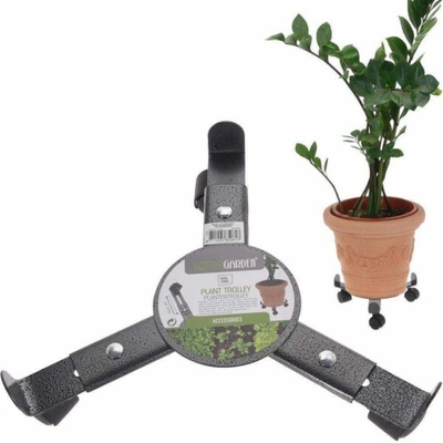 HOMESTYLING Podstavec pod květináč na kolečkách nastavitelný KO-C22230230