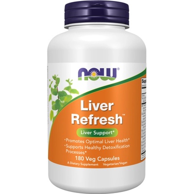 Now foods liver refresh 180 vegetariánskych kapsúl