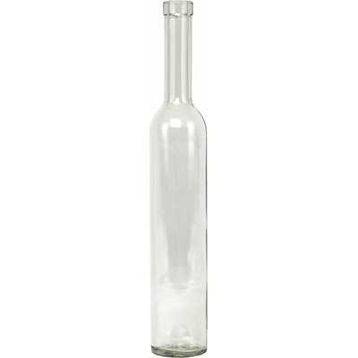Fľaša na alkohol sklo 500ml, SLIVOVICA hranatá, uzáver na závit Kláštorná KLC