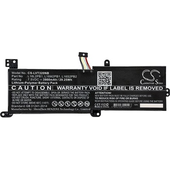Image 1 of Cameron Sino Батерия за лаптоп LENOVO 130-14AST, IdeaPad 320-15AST, Ideapad 320-17IKB L16C2PB1 LiPo 7.5V 3900mAh CAMERON SINO (CS-LVT320NB)