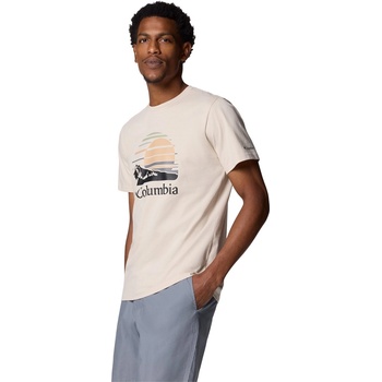 Image 1 of Columbia Мъжка тениска Columbia Path Short-Sleeve Performance T-Shirt Mens - Stone