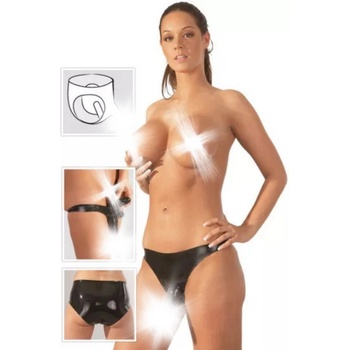 LateX бикини с два пениса Blackie II