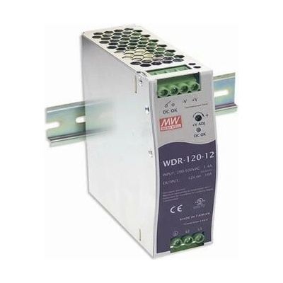 Mean Well WDR-120-48 Zdroj na DIN 120W 48V 1+2f