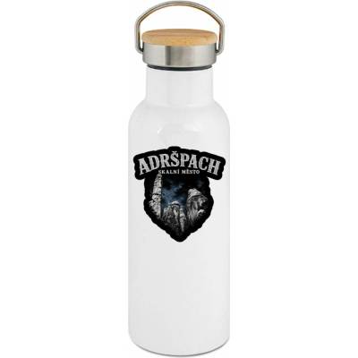 123TRIKO termoska Adršpach, skalní město, rytý tisk 500 ml