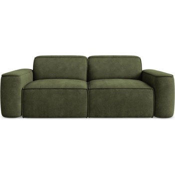 makamii Зелен шенилов диван 204 cm Omao - Makamii (OMAO_3S_61_P1_C5)