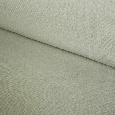 Teplákovina Počesaná 100% bavlna Washed 400g - Zelená khaki světlá