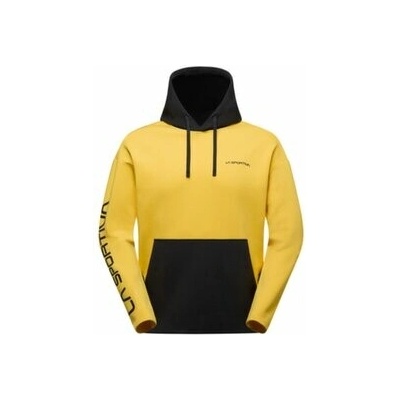 La Sportiva Podium Hoody Big Logo čiernažltá