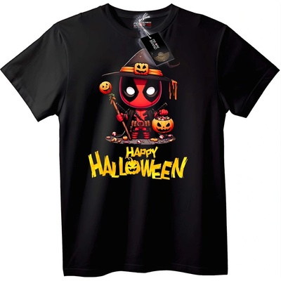 NOONEBRAND Тениска Deadpool Halloween - XL, Black
