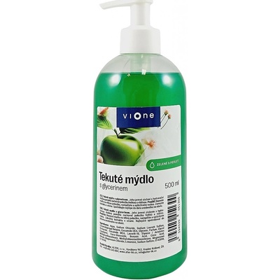 Vione tekuté mýdlo s perletí zelené Jablko pump 500 ml