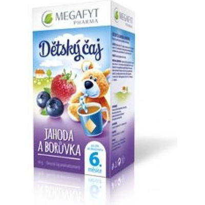 Megafyt čaj OVOCNÝ JAHODA ČUČORIEDKA 20 x 2 g
