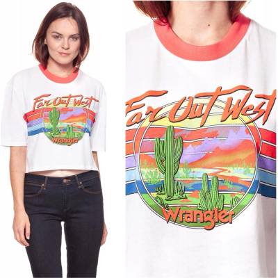 Wrangler Crop 80's Tee