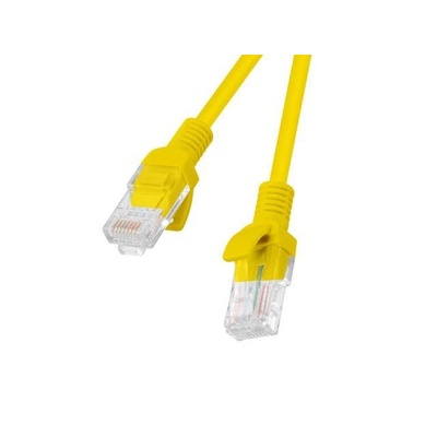 Lanberg Patch кабел Lanberg, RJ45, cat. 5e, UTP, 1м, Жълт (PCU5-10CC-0100-Y) (PCU5-10CC-0100-Y)