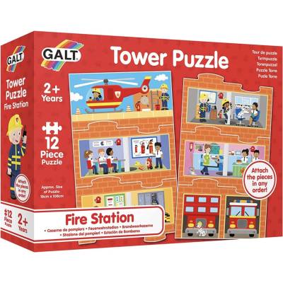 Galt Toys Galt - Пъзел - кула, Пожарна станция