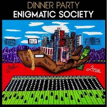 Dinner Party - Enigmatic Society (Black & White Splattered Coloured) (LP) (0197342124416)