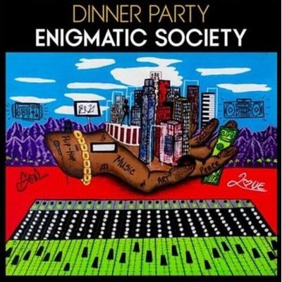 Dinner Party - Enigmatic Society (Black & White Splattered Coloured) (LP) (0197342124416)