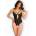 Боди без дъно, изящна дантела, размер S - CR 4689 Body Black (D-239711)