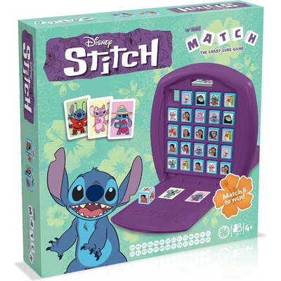 Winning Moves Игра с карти и кубчета Top Trumps Match - Stitch (WM05350)