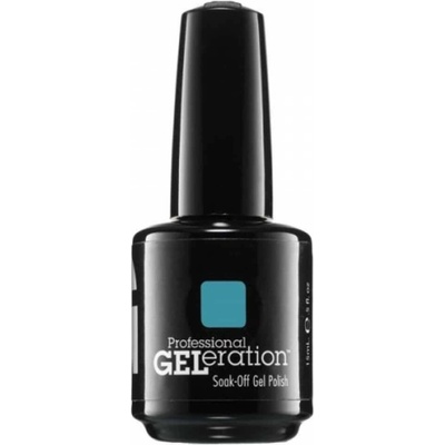 Jessica Cosmetics GELeration Colours полупостоянен лак за нокти GEL-1100 синьо от изкуствена кожа 15 ml