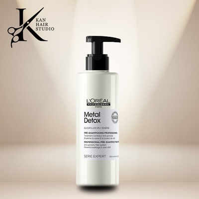 L'Oréal Пре-шампоан за третирана и увредена коса Metal Detox 250 ml