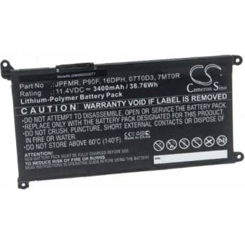 VHBW Батерия за Dell ChromeBook 3400 / 5488 / 5493 / 5593, 3400 mAh (888200077)