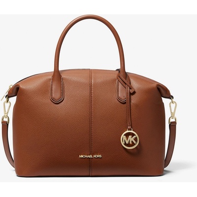 Michael Kors dámská velká kožená kabelka Hyde hnědá