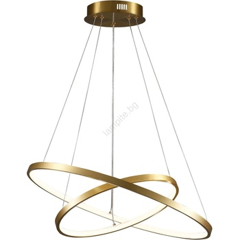 Polux Led Пендел lea led/35w/230v 4000k Ø 60 см златист (sa2246)