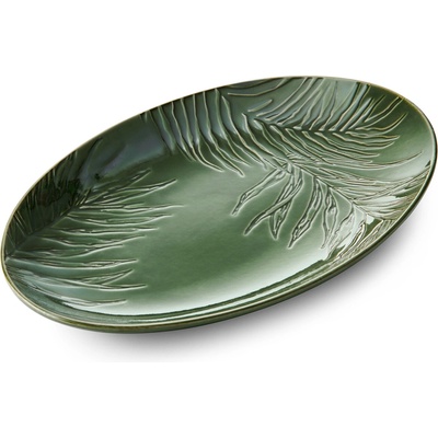 Oválný servírovací talíř Mikasa Jardin 36 × 22,5 cm zelený MKJDSRVPLATOV