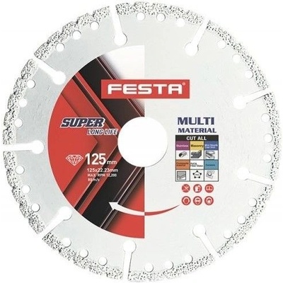 Festa Kotouč řezný diamantový segmentový univerzální 125 x 22.2 mm