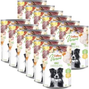 Calibra Dog Verve GF Възрастен Пиле и Патешко 12 x 400 г